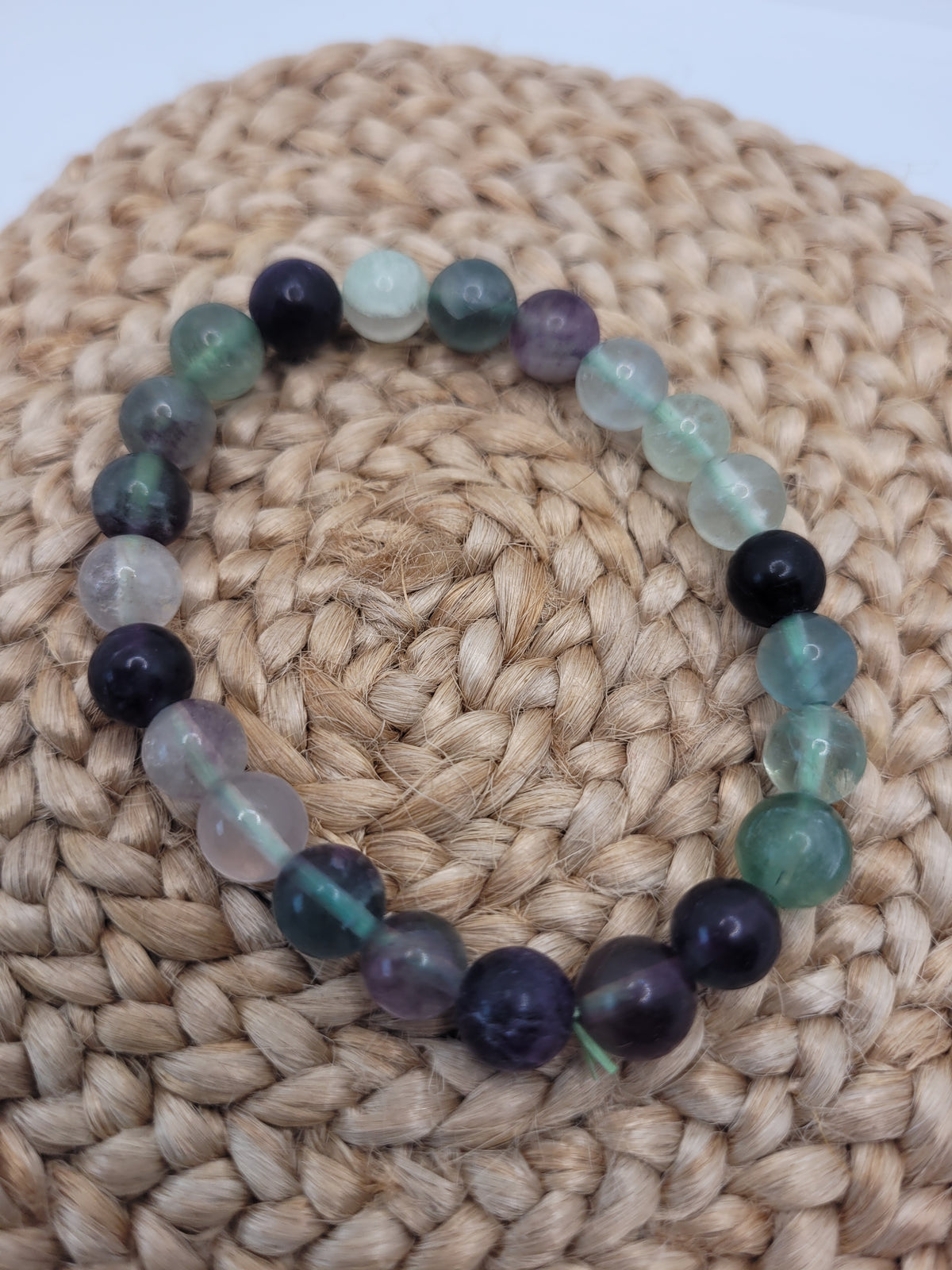 Bracelet - Fluorite & Amethyst